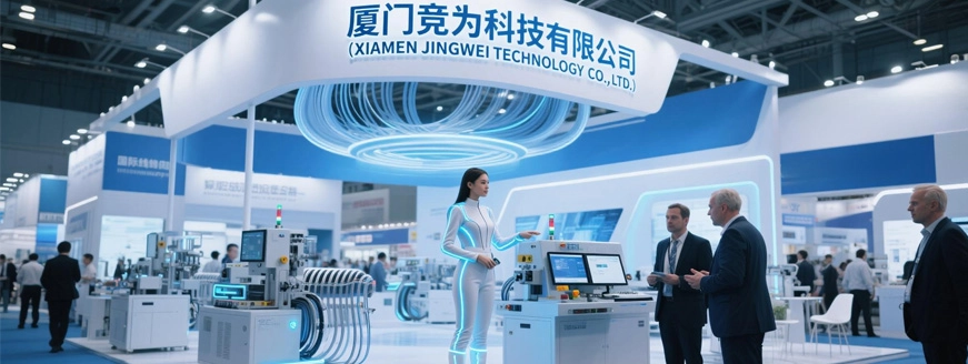 Nhà sản xuất chuyên nghiệp máy bóc vỏ và bấm đầu dây tự động JINGWEI