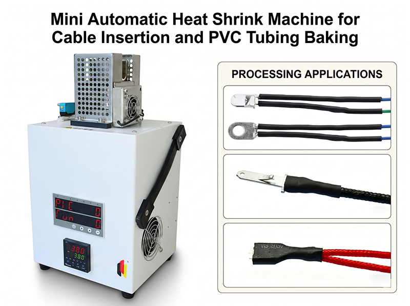Máy co nhiệt tự động mini dùng cho luồn cáp và nung ống PVC JW-HST-05B