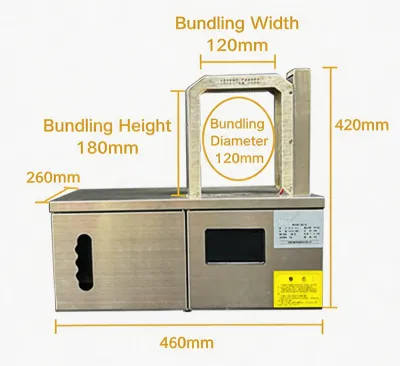 Máy Buộc Cuộn Cáp Bằng Băng Keo OPP Nhựa JW-1216 Thumb