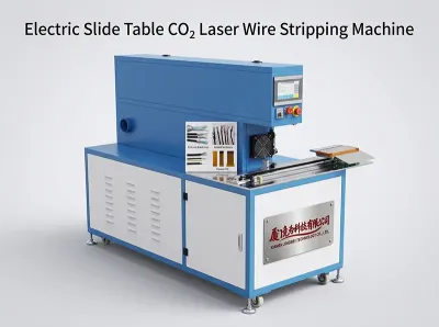 Electric Slide Table CO₂ Laser Wire Stripping Machine CLS60-D Thumb
