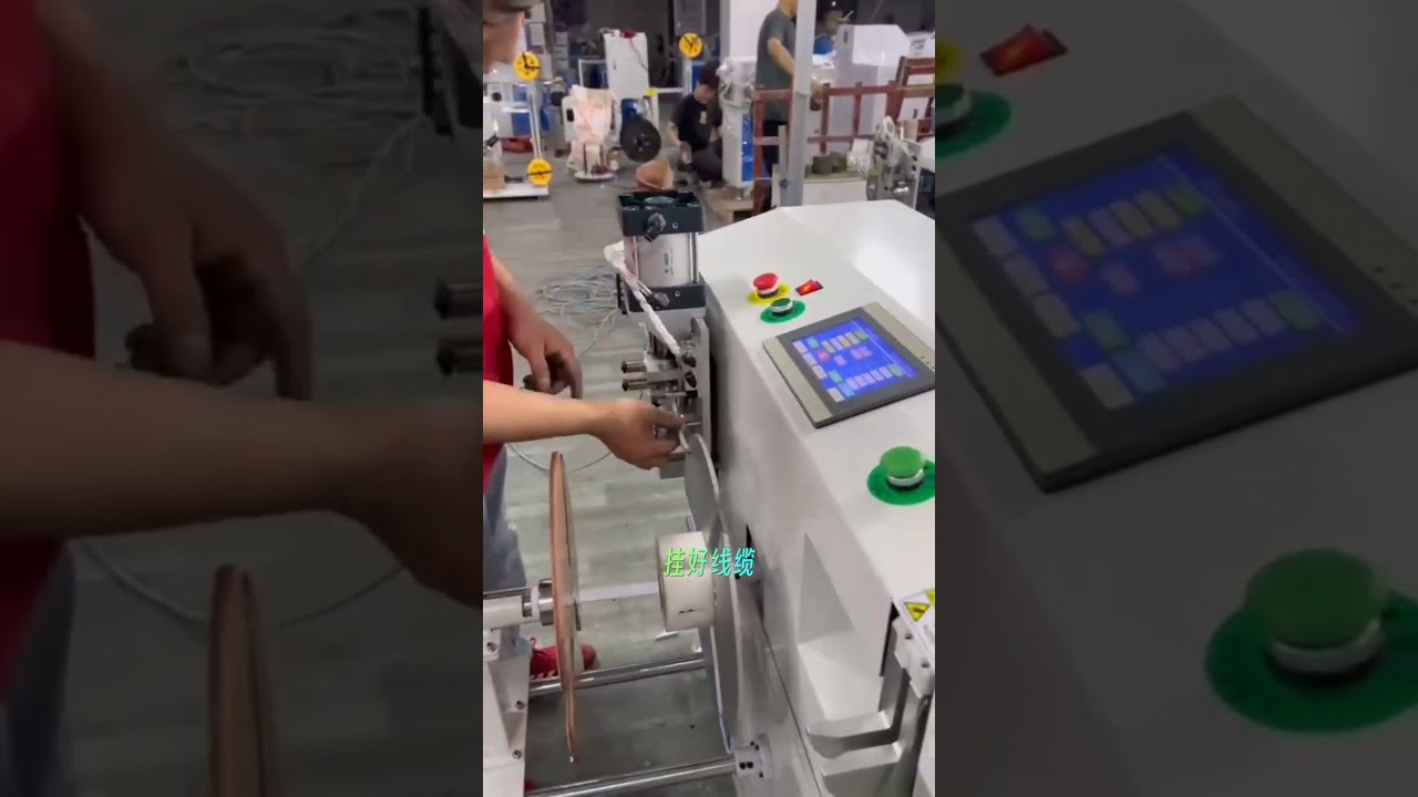 Wire Winding Machine with Meter Counter | Factory Automation Equipment