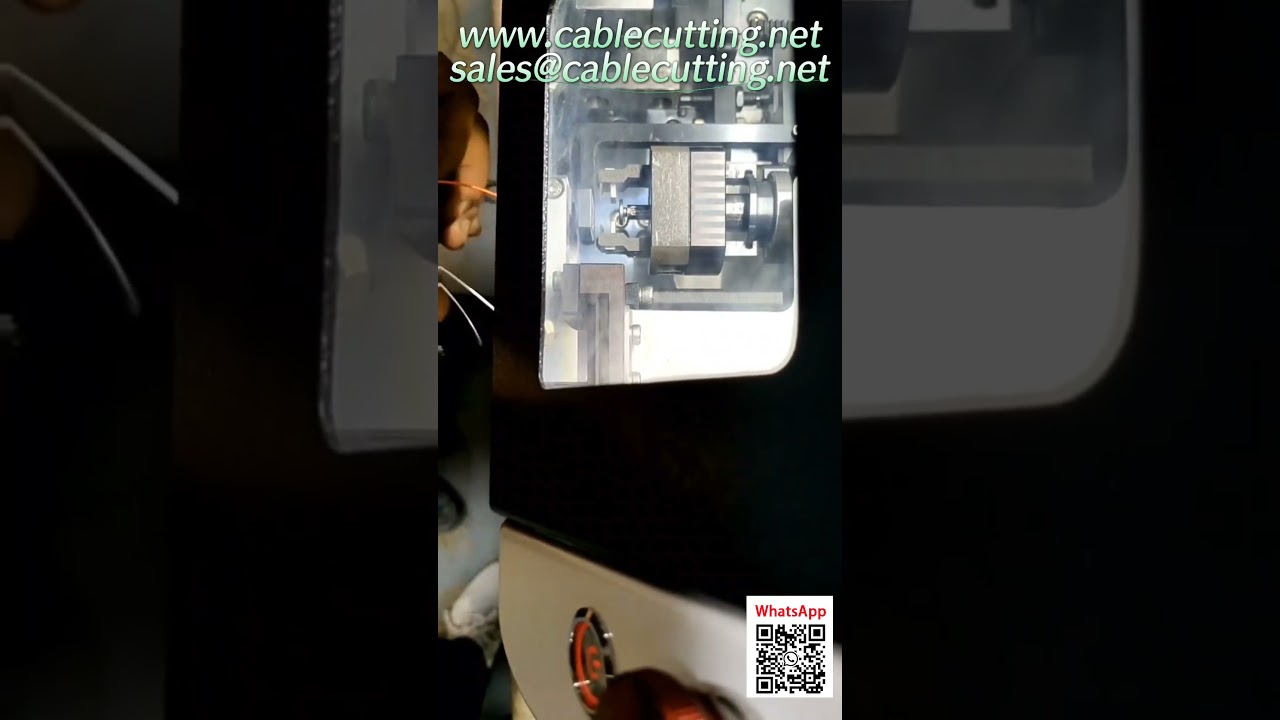 Máy cắt dây tự động, bóc vỏ và cuộn dây chính xác 0.3-3mm | Thiết bị tự động hóa nhà máy