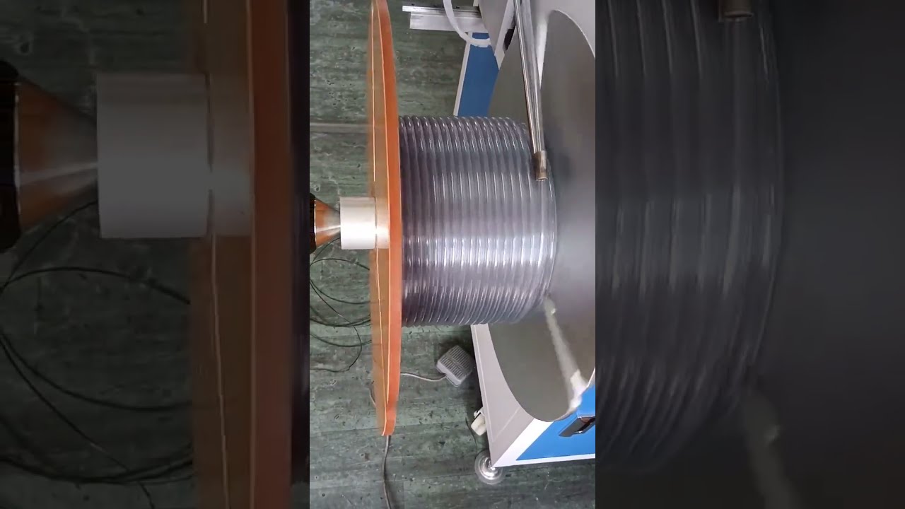 Máy Đếm Mét, Dẫn Hướng, Cắt và Cuộn Ống Tự Động Cho Ống Mềm/Cứng PU - Giải Pháp Tự Động Hóa Sản Xuất