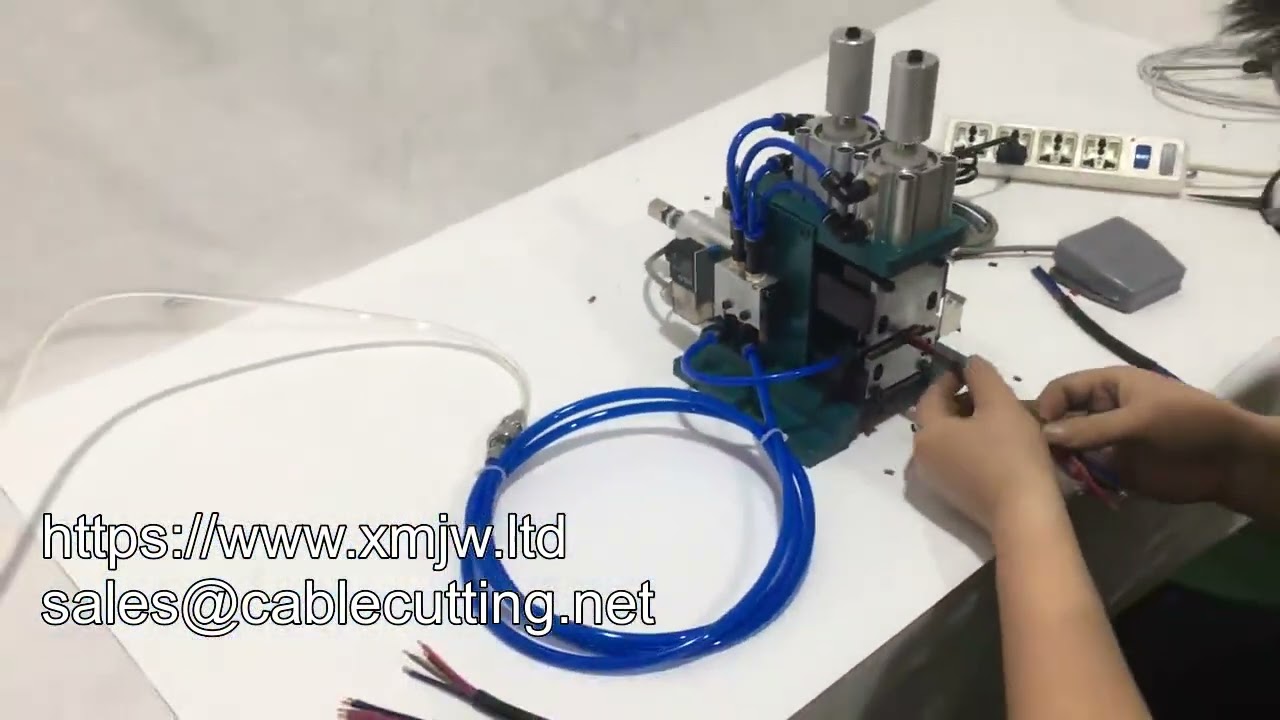 3F Vertical Wire Stripping Machine | Automated Wire Processing