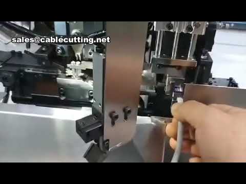 Double Function Sheathed Wire Stripping Press Terminals Machine for Power Cable Peeling and Stamping