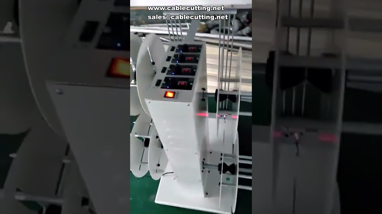 4-Axis Pay-Off Machine, Wire Cutting, Stripping & Terminal Processing Automation System