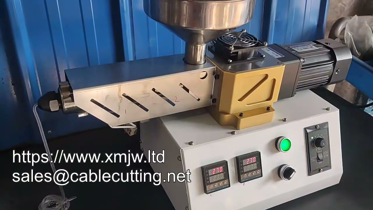 Máy ép phun mini để bàn - Máy đùn nhựa hạt polymer trục vít đơn cho DIY và sản xuất