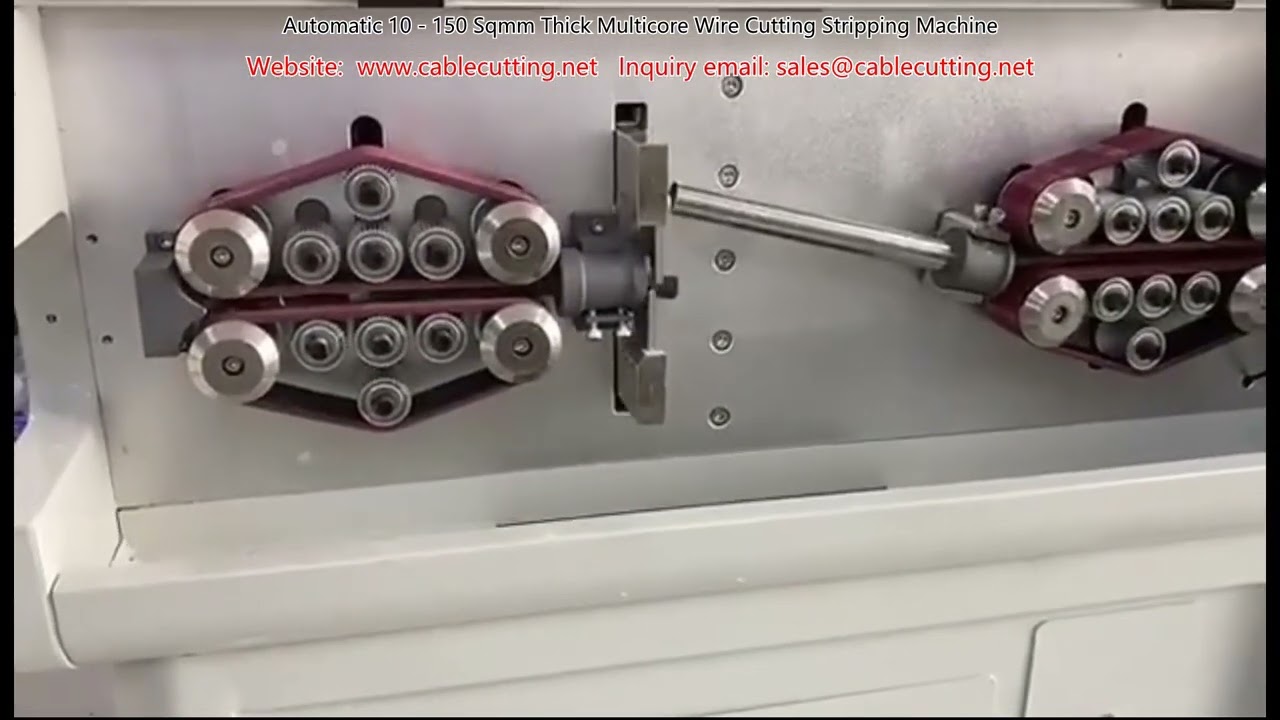 Máy Cắt Tuốt Dây Cáp Đa Lõi Tự Động 10-150 mm² - Hiệu Suất Cao Cho Sản Xuất