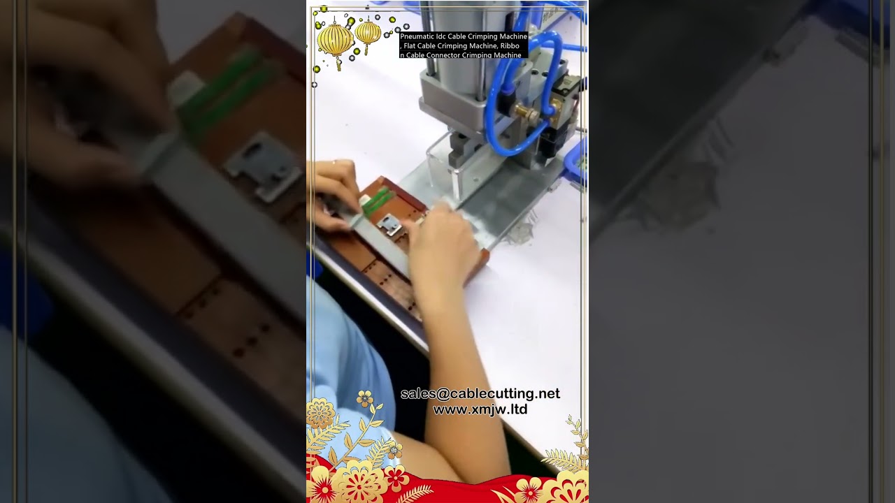 Máy Ép Cáp IDC Khí Nén Chuyên Dụng Cho Cáp Dẹt & Đầu Nối Ribbon