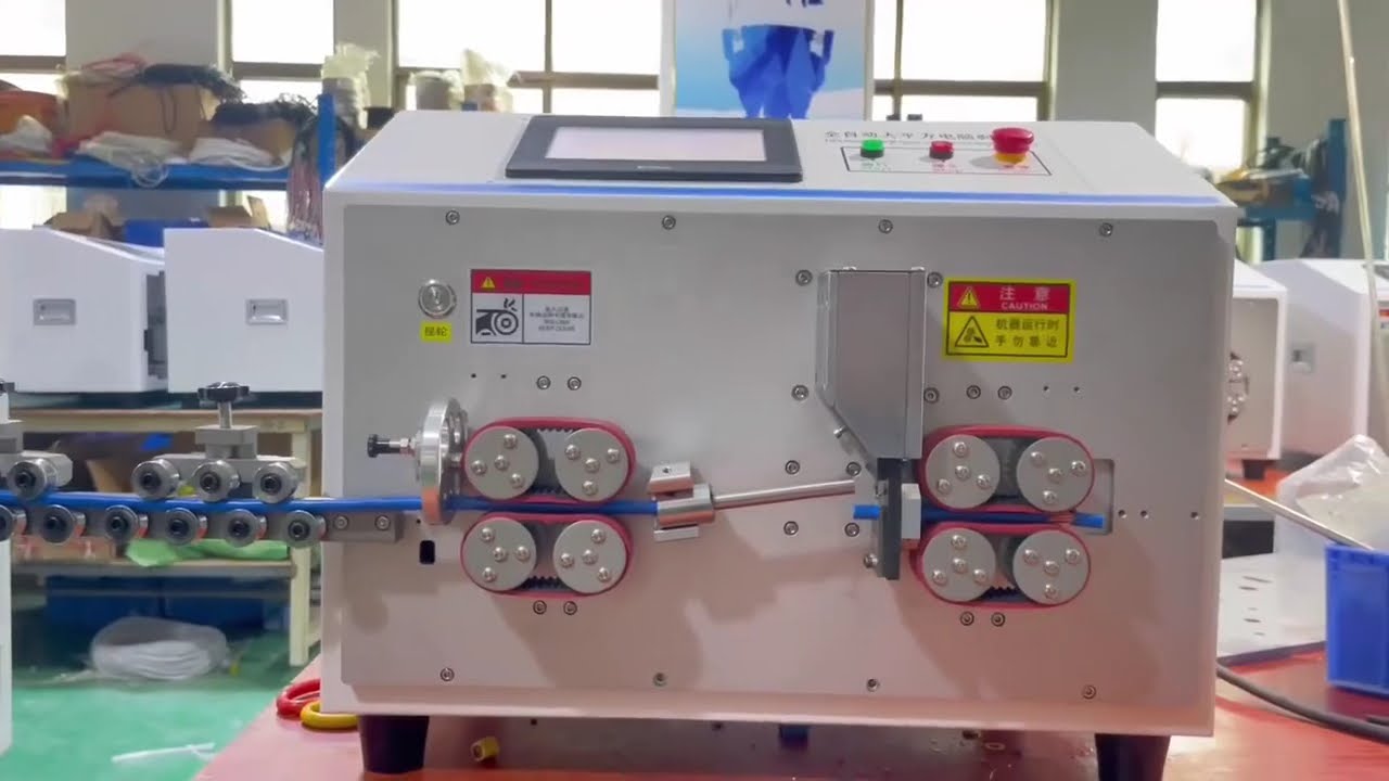 Fully Electric BV-25 Square Wire Cutting Machine Operation Video