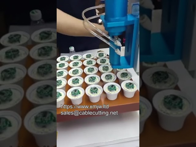 Máy Phun Keo Silicone Tự Động Công Suất Lớn Để Bàn - Robot Phun Keo Chính Xác Cao