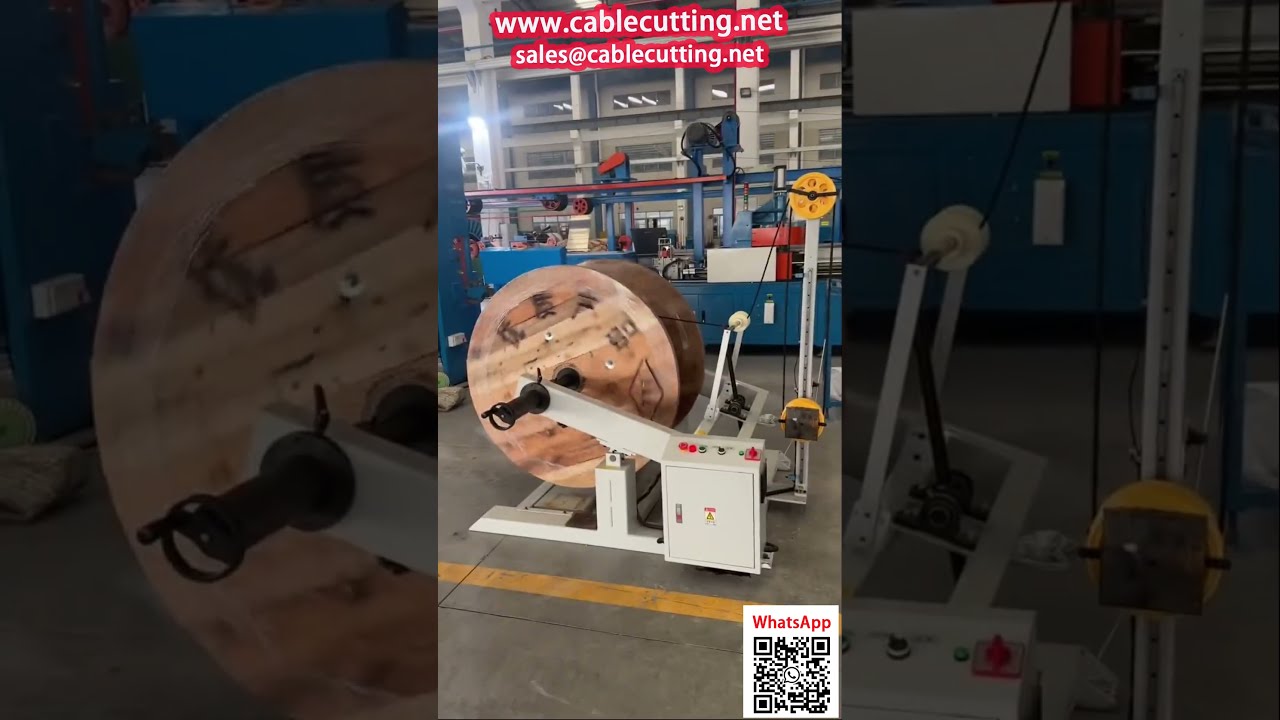 Máy quấn cáp chuyên nghiệp - Thiết bị tháo, đếm, cuộn dây cáp tự động | Video thực tế tại nhà máy