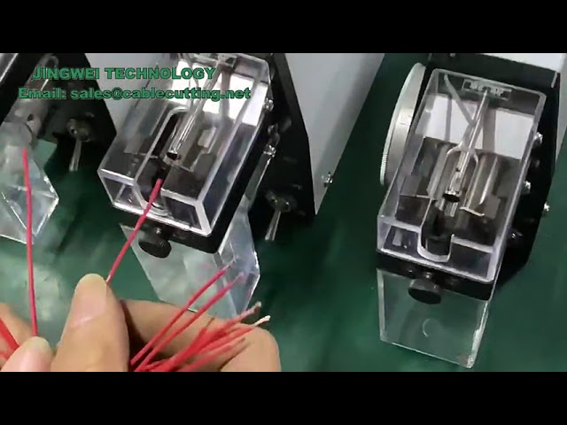 Pure Pneumatic Portable Inductive Stripping Machine for Multi-Core Sheath Cable