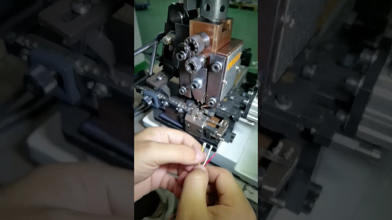 Horizontal Continuous Strip Terminal Machine - Button Panel Type