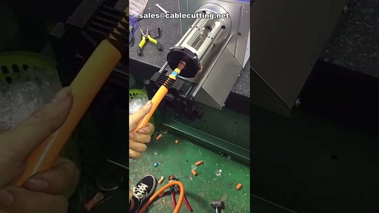 Coaxial Automatic Cable Rotary Stripping Machine for High-Temperature Wire Processing