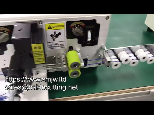 WPM-320-T Automatic Double Wire Stripping and Cable Cutting Twisting Machine