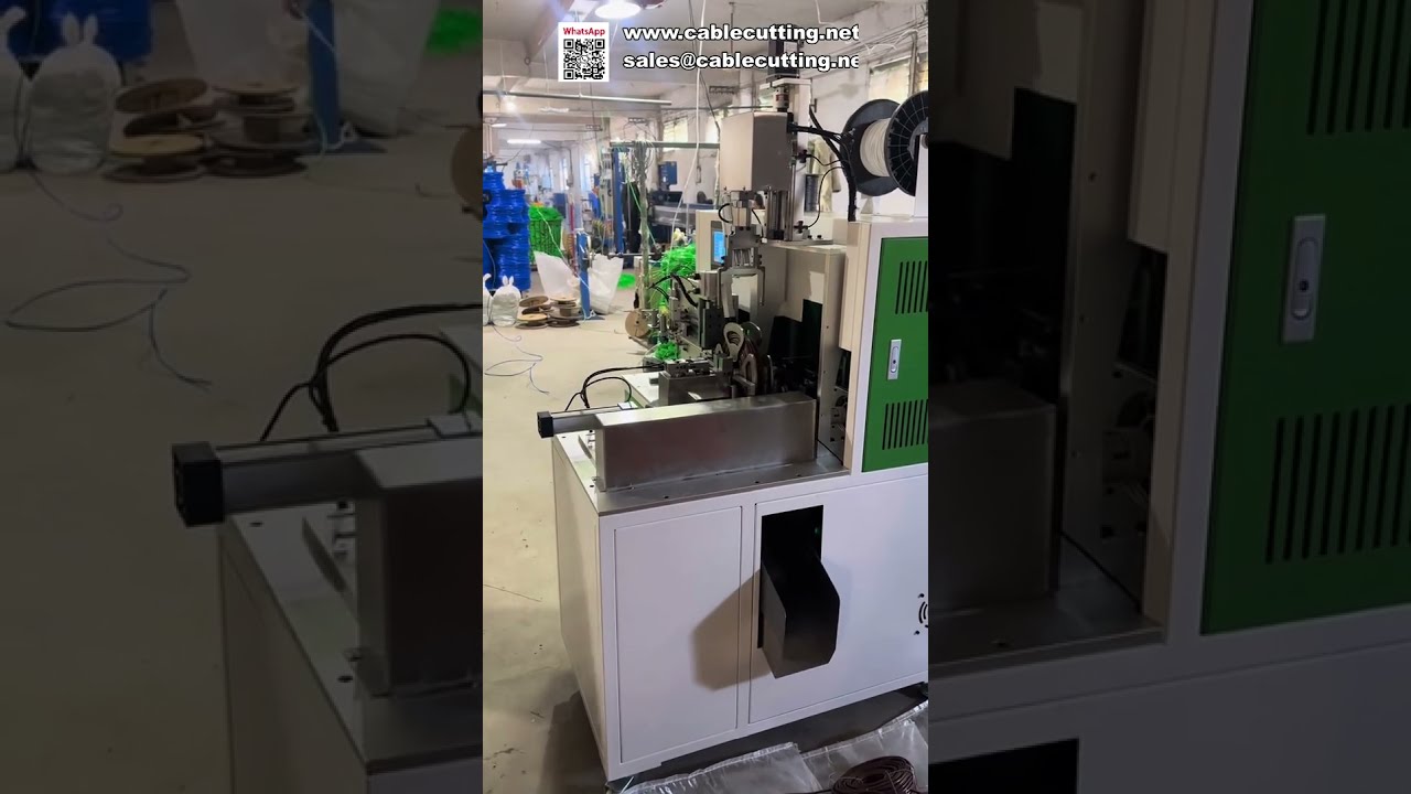 Máy đếm mét, cắt, cuộn và buộc dây tự động hoàn toàn – Giải pháp gia công dây công nghiệp hiệu quả