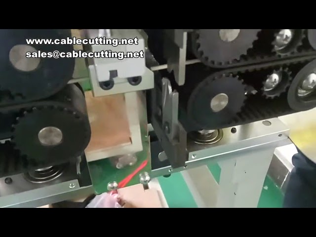 Máy bóc vỏ cáp đồng trục tự động - Bóc vỏ nhiều đoạn cho dây silicon chịu nhiệt cao
