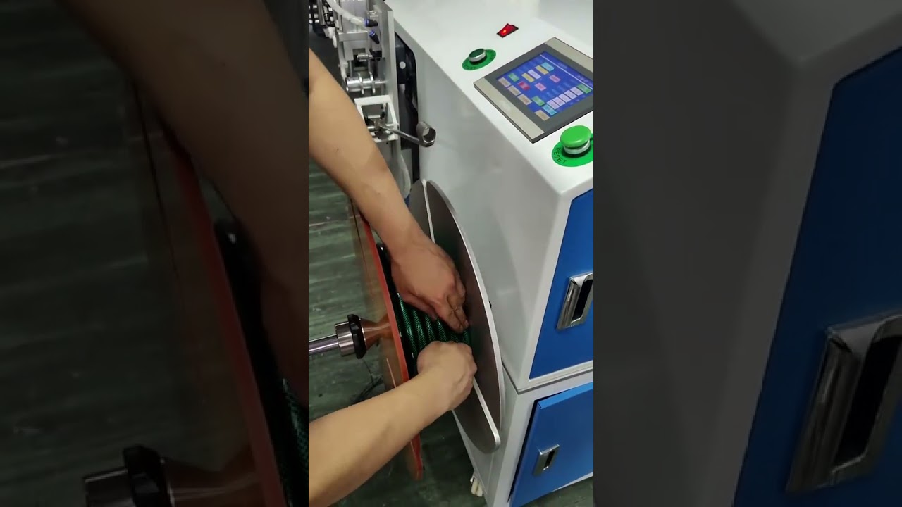 Máy cuộn ống nước chính xác, gọn gàng - Tốc độ điều chỉnh & phân loại tự động #nhàmáy #máymóc