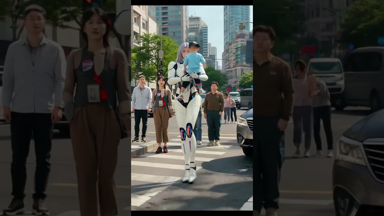 Robot AI Tương Lai Cứu Cậu Bé Khỏi Tai Nạn Xe Hơi | Công Nghệ Tự Động Cứu Người
