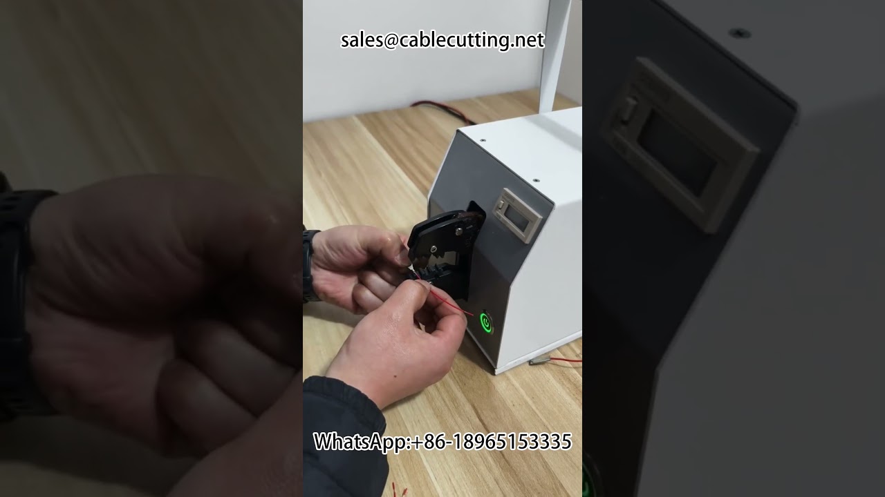 Máy ép đầu cos tự động cho dây 0-14 AWG - Ép chính xác đầu cos nhỏ