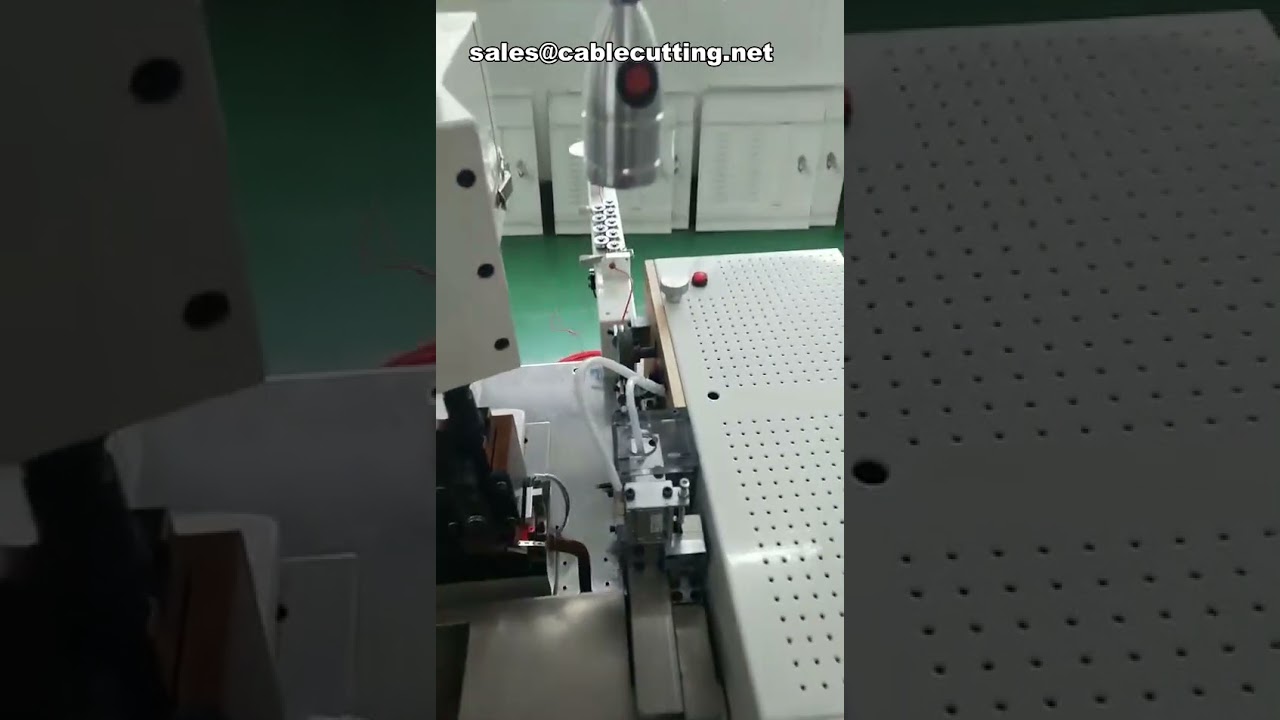 Máy cắt, tuốt và ép đầu cáp tự động cho dây điện ô tô | Máy tuốt ép cáp