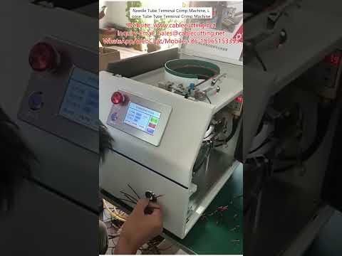 Needle Tube Terminal Crimping Machine, Loose Tube Type Terminal Crimper