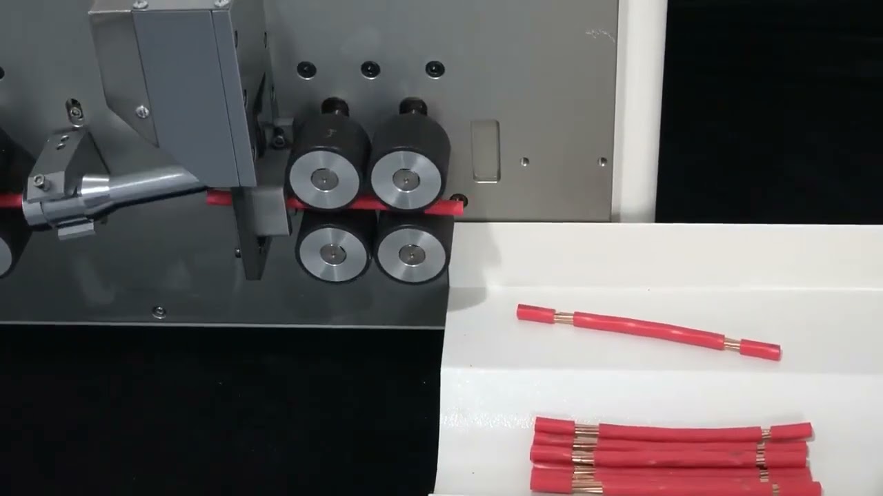 8-Wheel Touch Screen Electric Cable Stripping and Cutting Machine for Single Line Wire 2.5-25mm2 and 4-35mm2