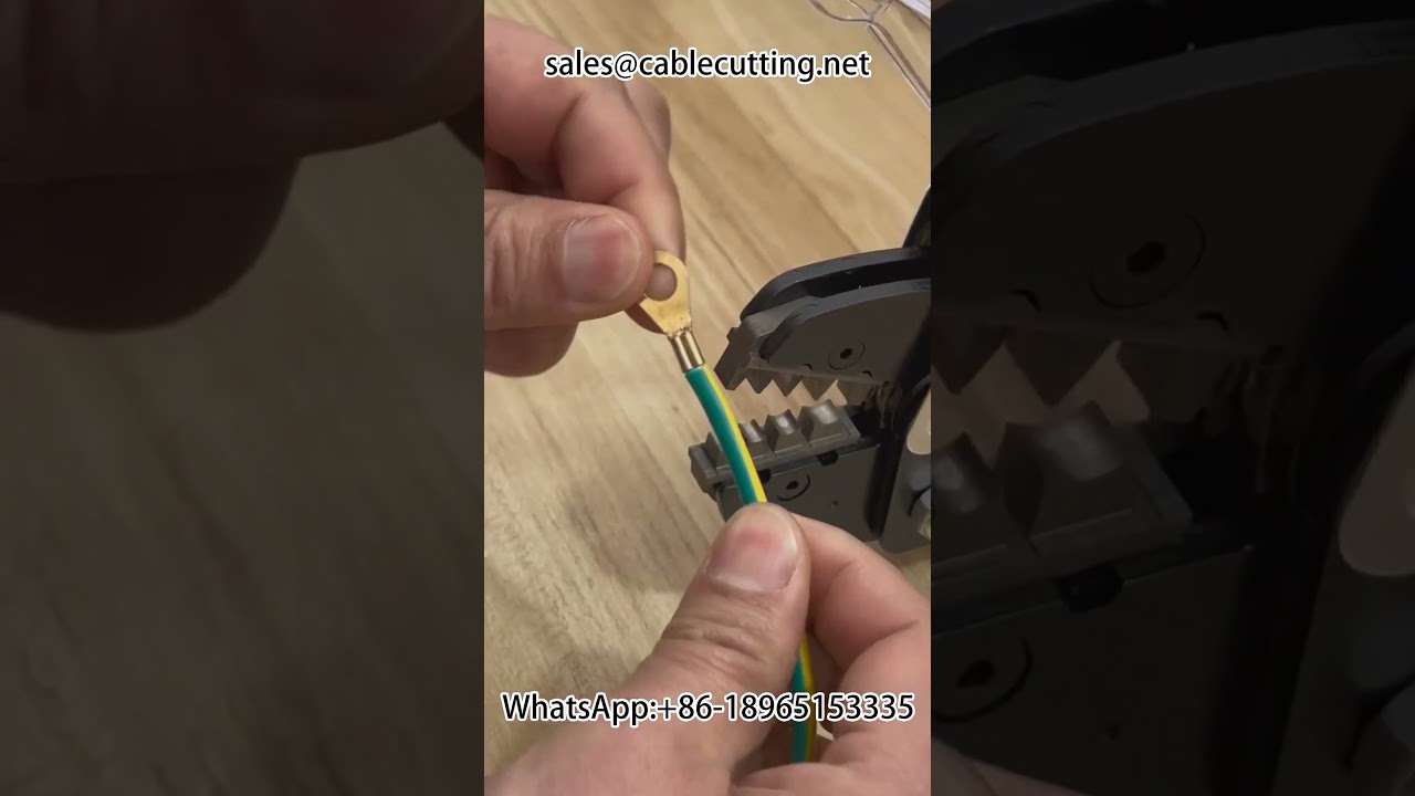 Máy ép đầu cos 4 vuông tự động - Tối ưu tự động hóa dây chuyền sản xuất