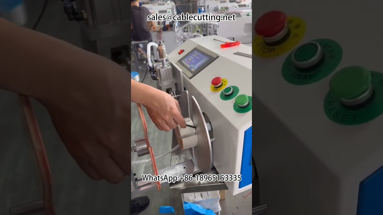 Wire and Cable Winding Machine with Meter Counting and Row Position Cutting