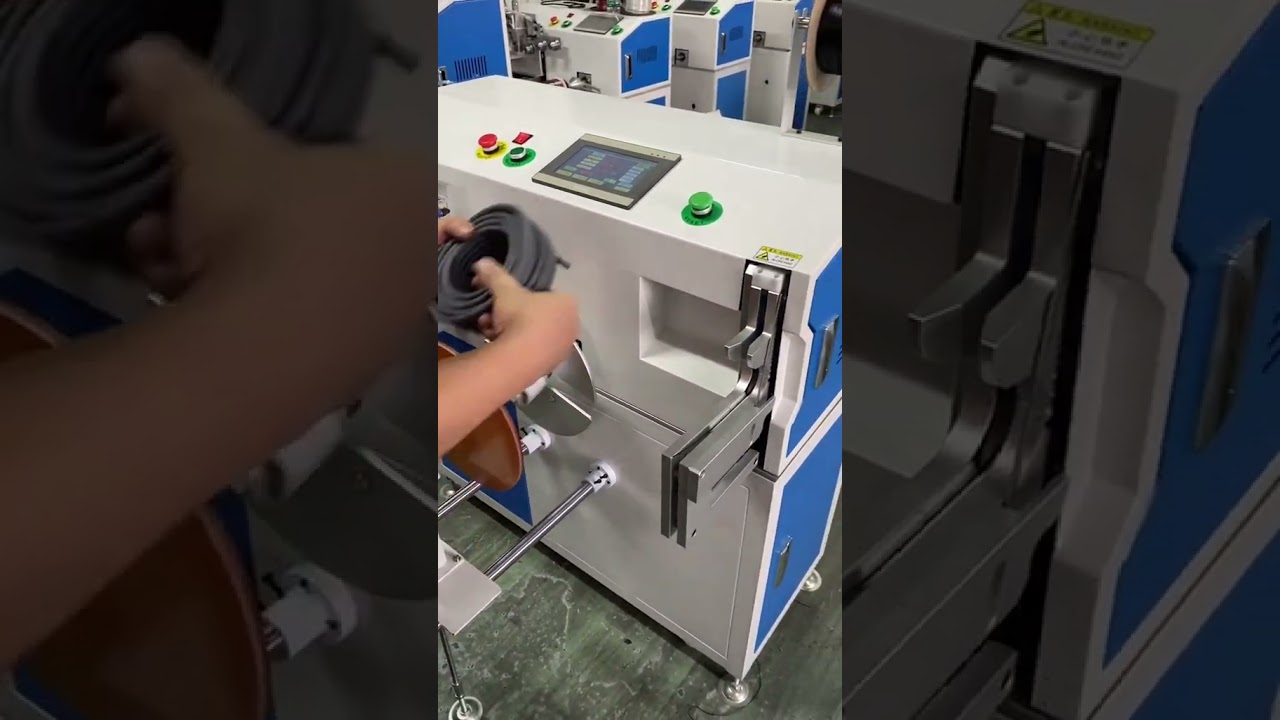Máy cuộn dây tự động chính xác cao, tốc độ nhanh – Giải pháp tối ưu cho quấn lại và đóng gói đa vật liệu
